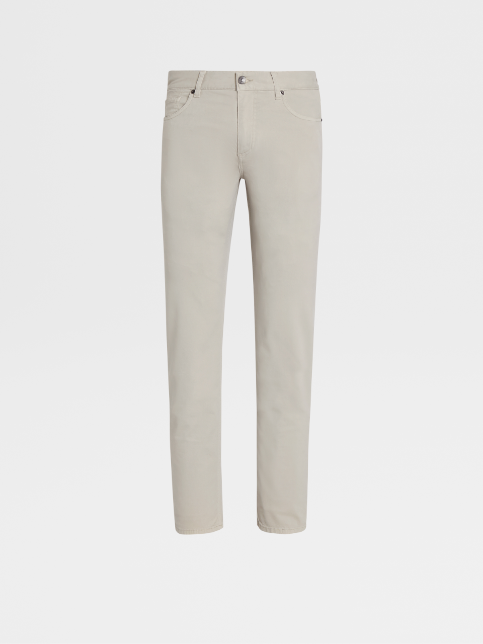 Stretch Cotton And Lyocell 5-Pocket Jeans